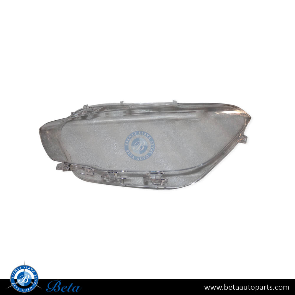 Left Side Headlamp Lens for BMW 1 Series F20/F21 LCI 2015-2019 models, Part Number 63117358391 Left Side Headlamp Lens for BMW 1 Series F20/F21 LCI 2015-2019 models, Part Number 63117358391